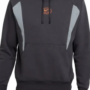 M Nsw Sw Air Po Hoody Flc - Black Fir White