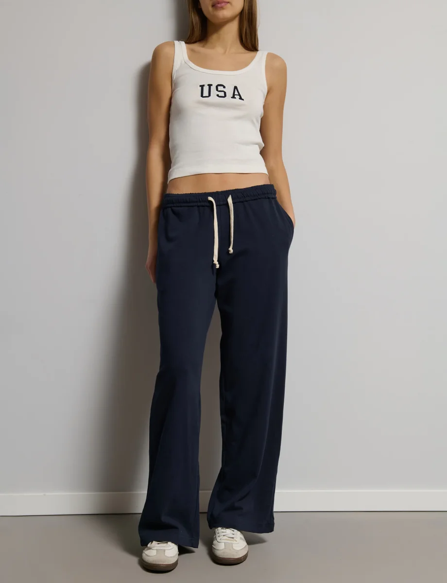 Pantalone tuta wide