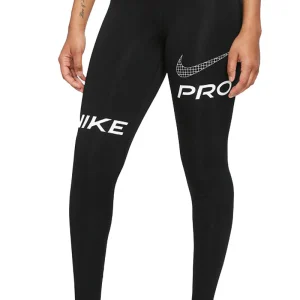 Nike Pro Dri-Fit Women's Mid-Rise L - Nero/Antracite/Bianco