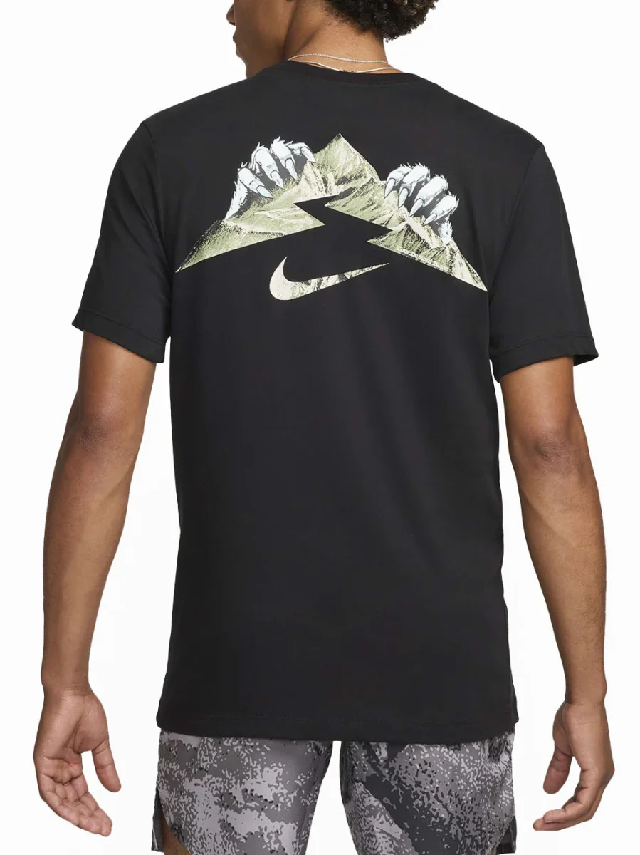Nike Men's Dri-Fit Running - Black - immagine 3