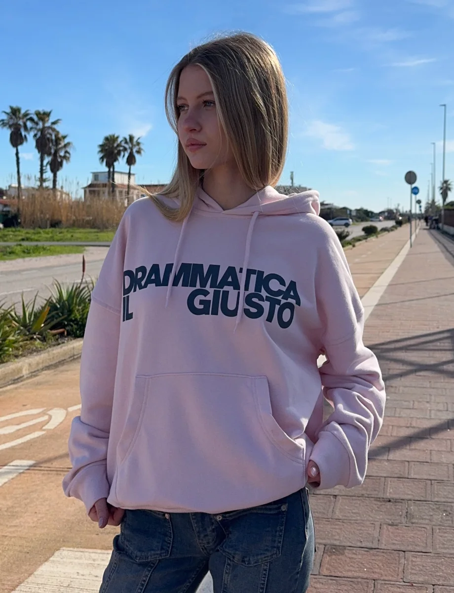 Felpa oversize stampa