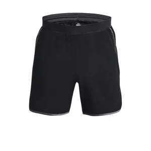 Ua Hiit Woven 6In Shorts - Black Pitch Gray