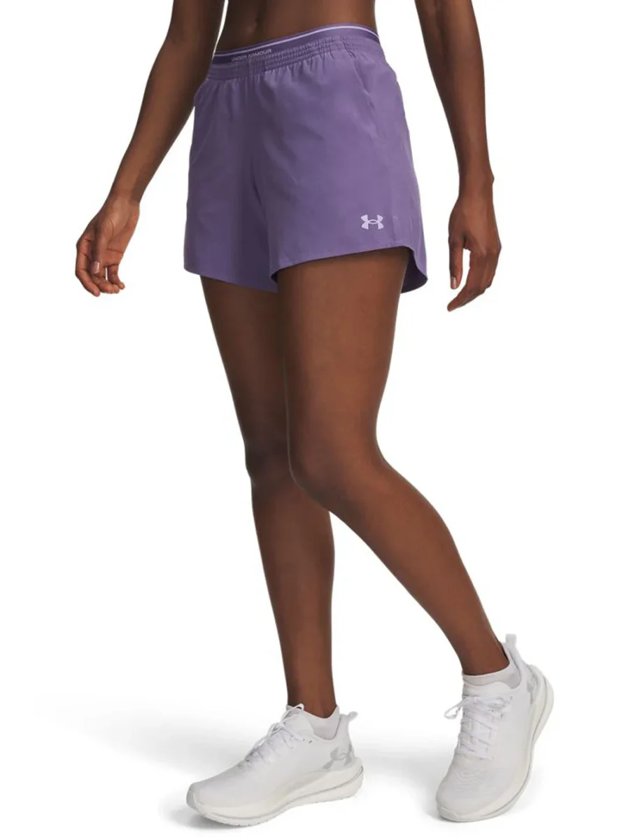 Ua Vanish Woven 5In Shorts – Purple