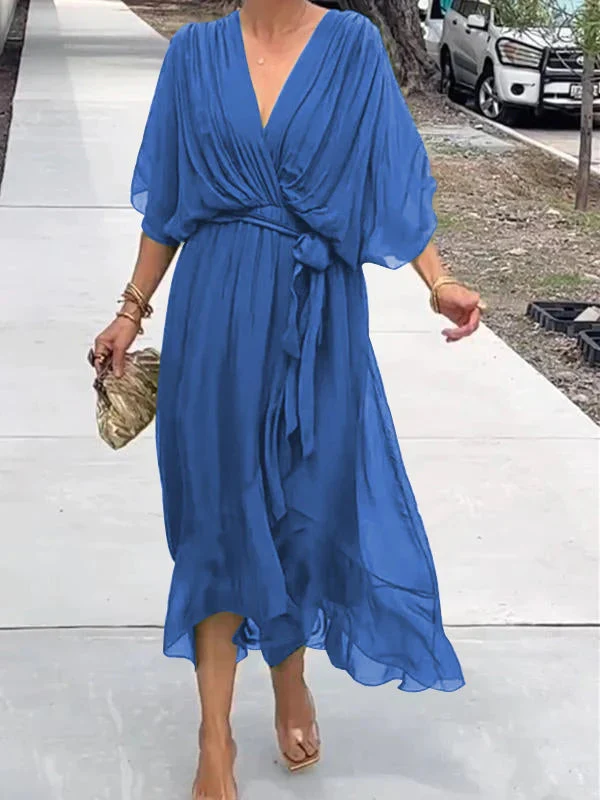 Carla - Abito Elegante con Scollatura a V - immagine 6
