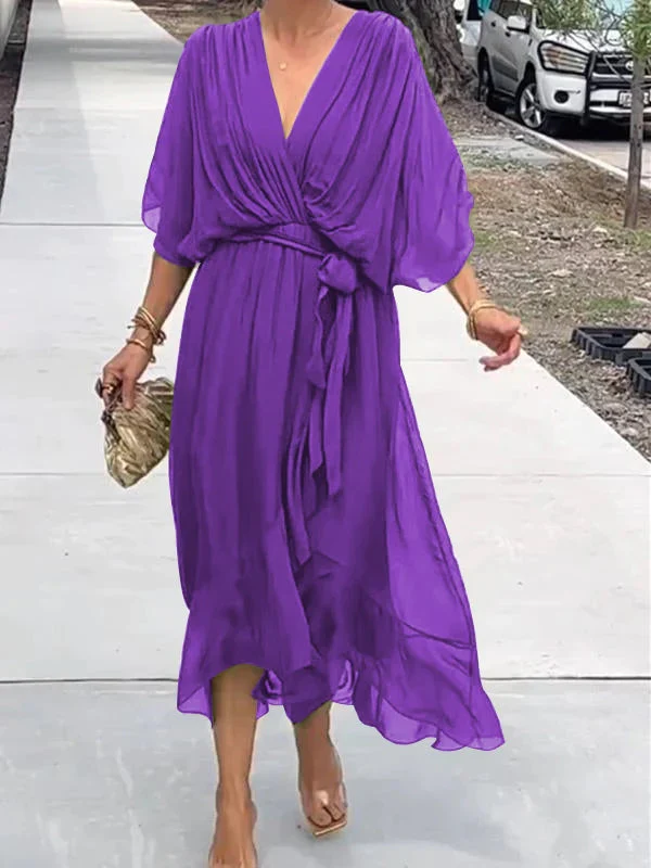 Carla - Abito Elegante con Scollatura a V - immagine 8